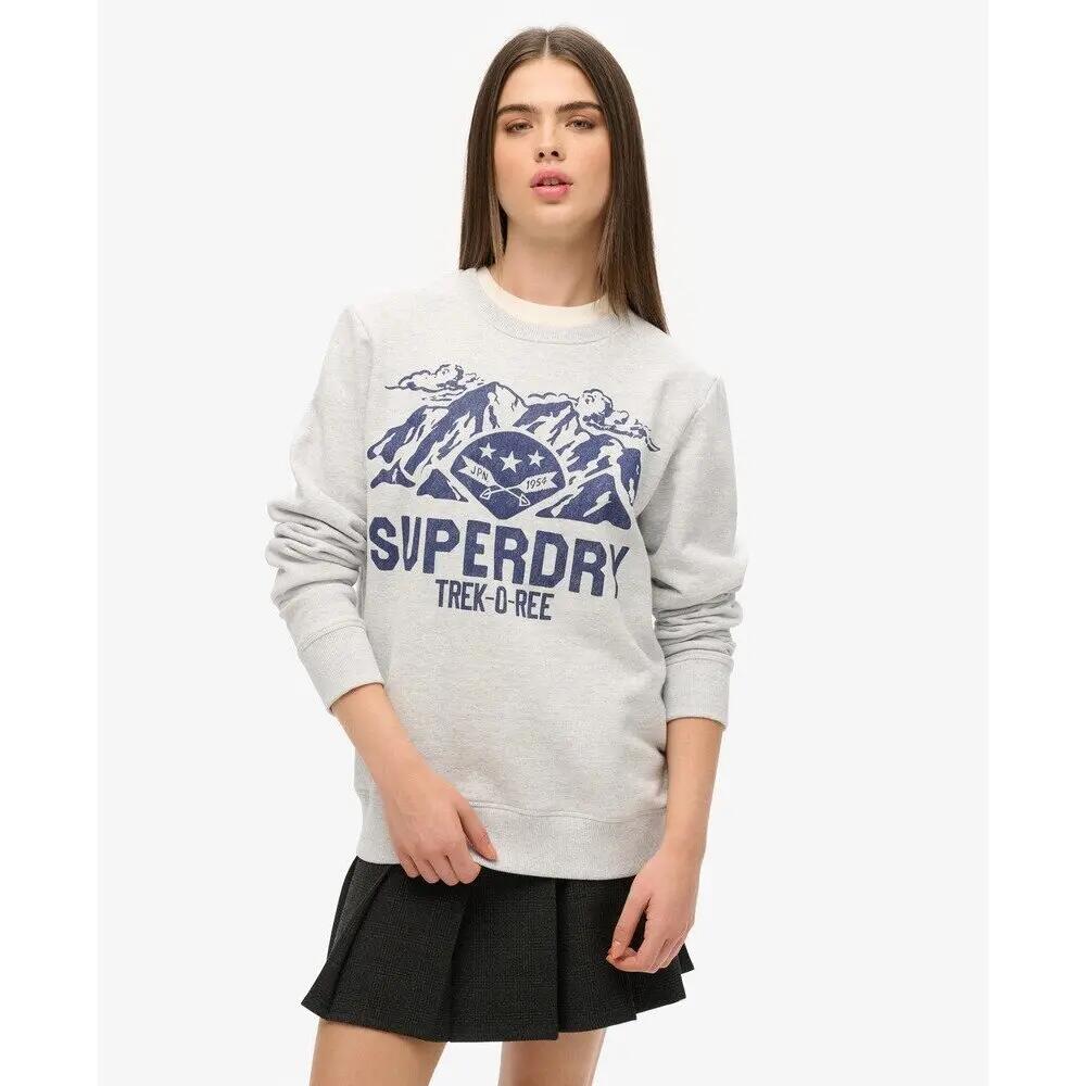 Oversize-Sweatshirt mit Muster für Frauen Superdry Outdoors 2/6