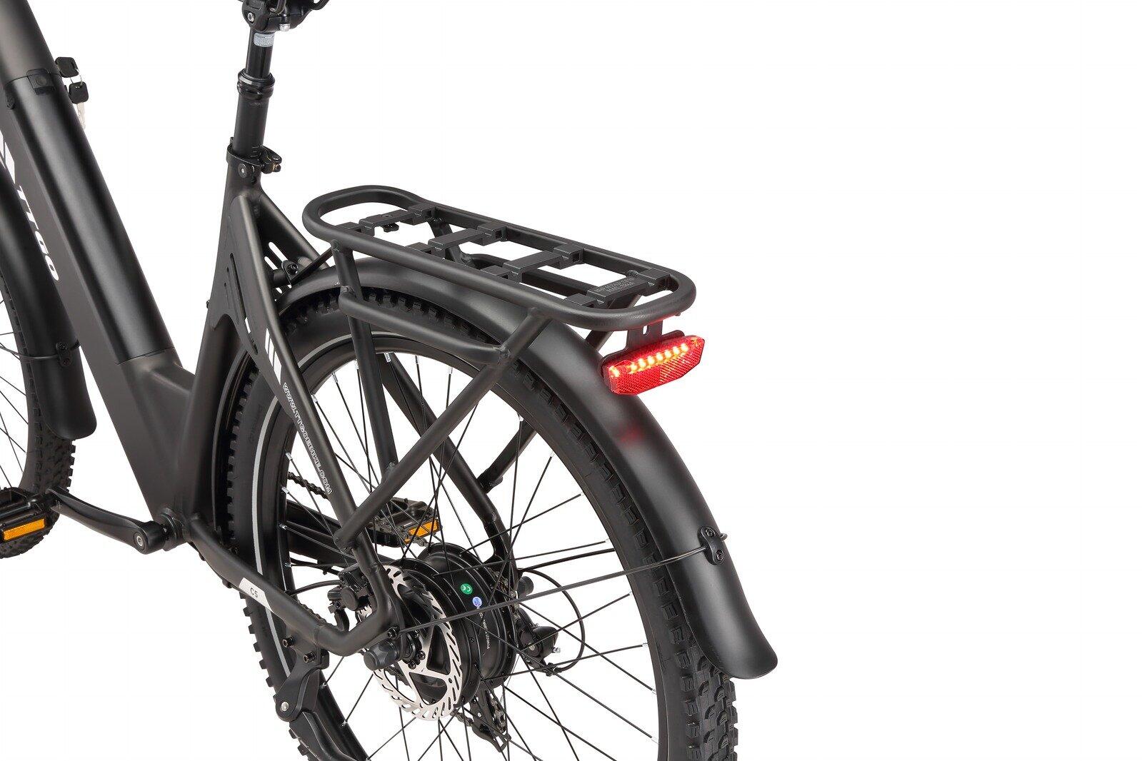 Homens/Mulheres 2026 C5 110km 27,5",7 marchas,Bicicleta elétrica,cinza 6/7