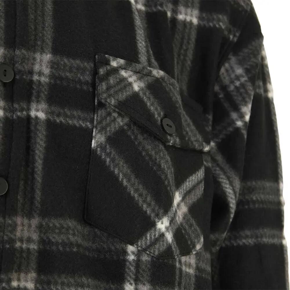 Chemise Polaire Carreaux Treeland Noire - M 5/5
