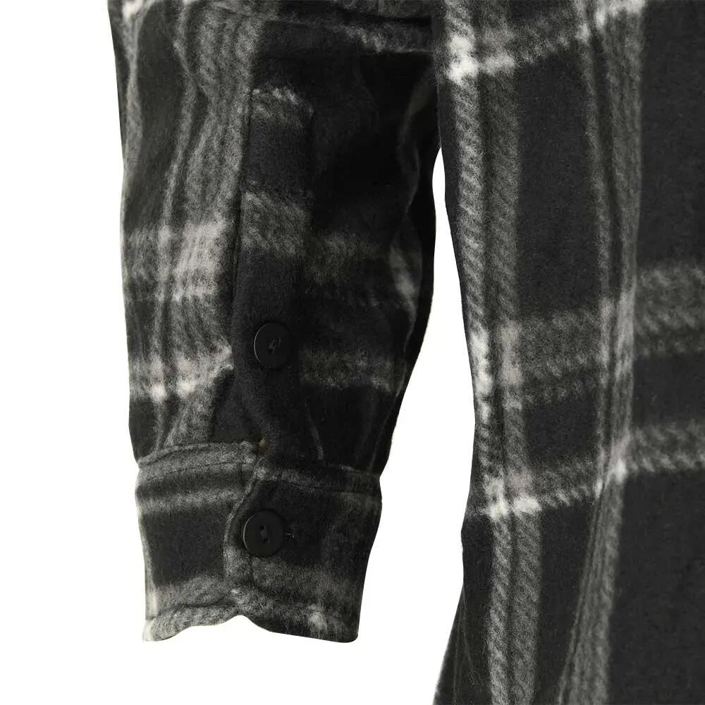Chemise Polaire Carreaux Treeland Noire - M 4/5