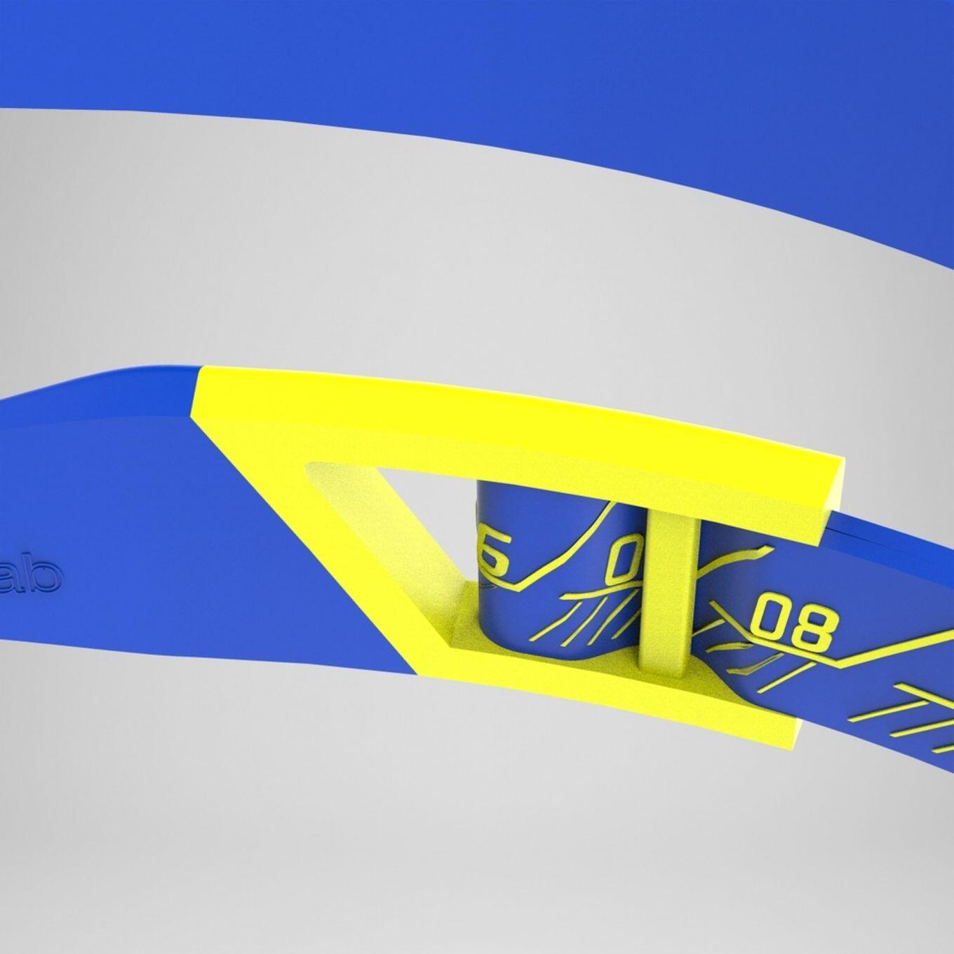 Lunettes de natation Speedo Fastskin Hyper Elite Miroir Bleu/Jaune 5/7