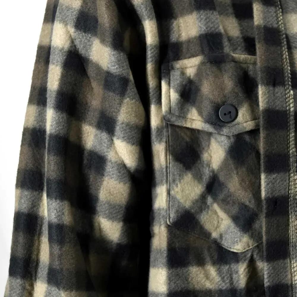 Chemise Polaire Carreaux Treeland Marron - 2XL 3/4