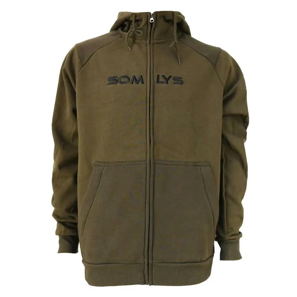 Sweat à capuche marron de taille S à 3XL 3/5