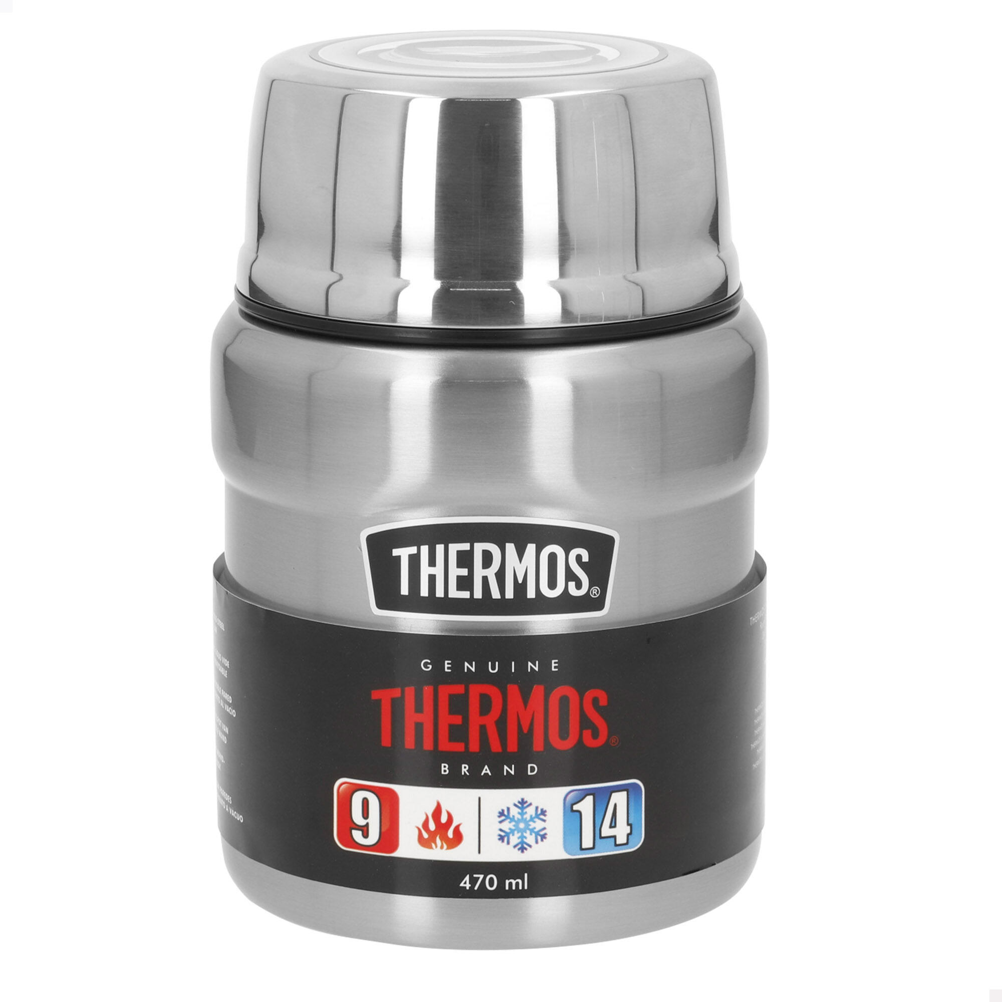 Garrafa térmica para alimentos quentes 470 ml em aço inoxidável 7/7