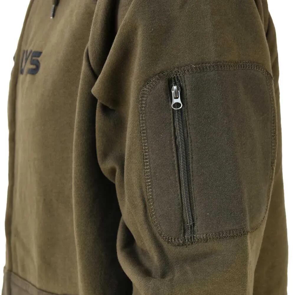 Sweat à capuche marron de taille S à 3XL 5/5