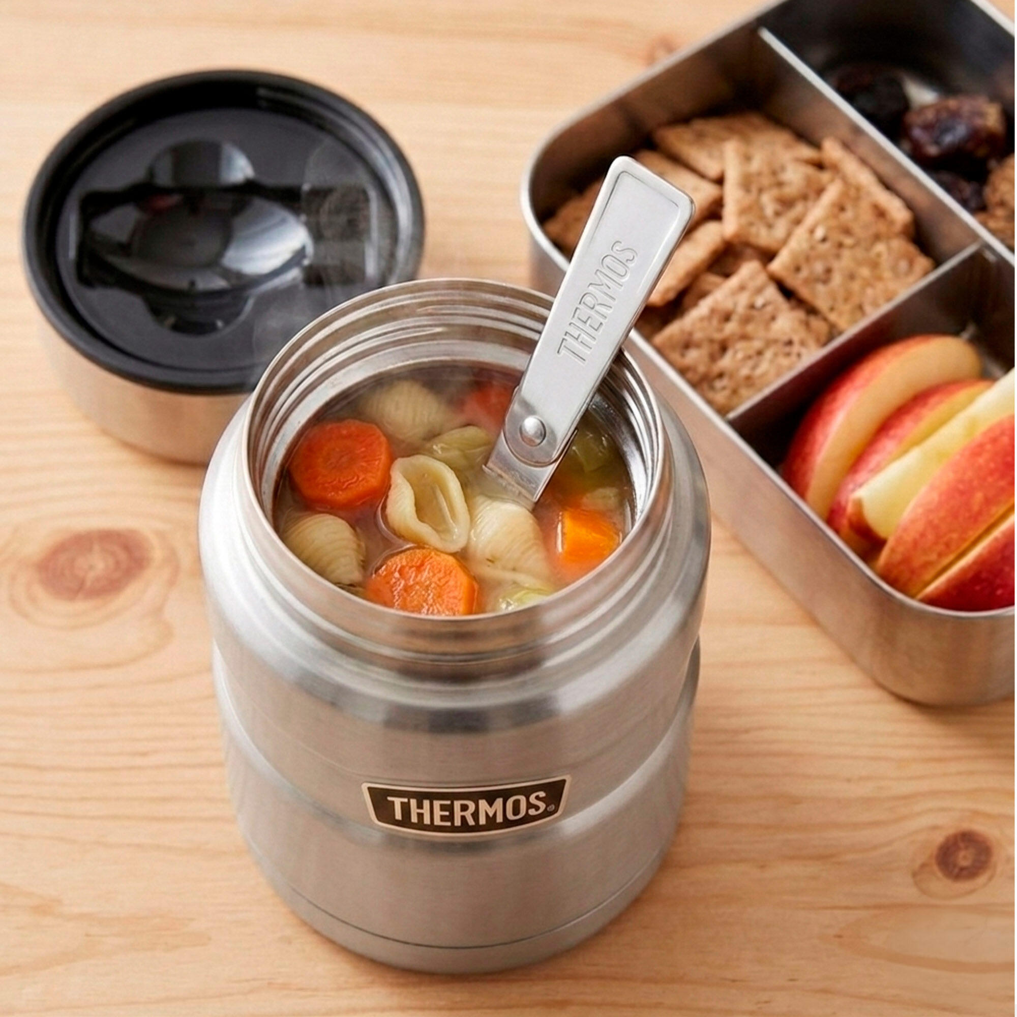 Garrafa térmica para alimentos quentes 470 ml em aço inoxidável 5/7