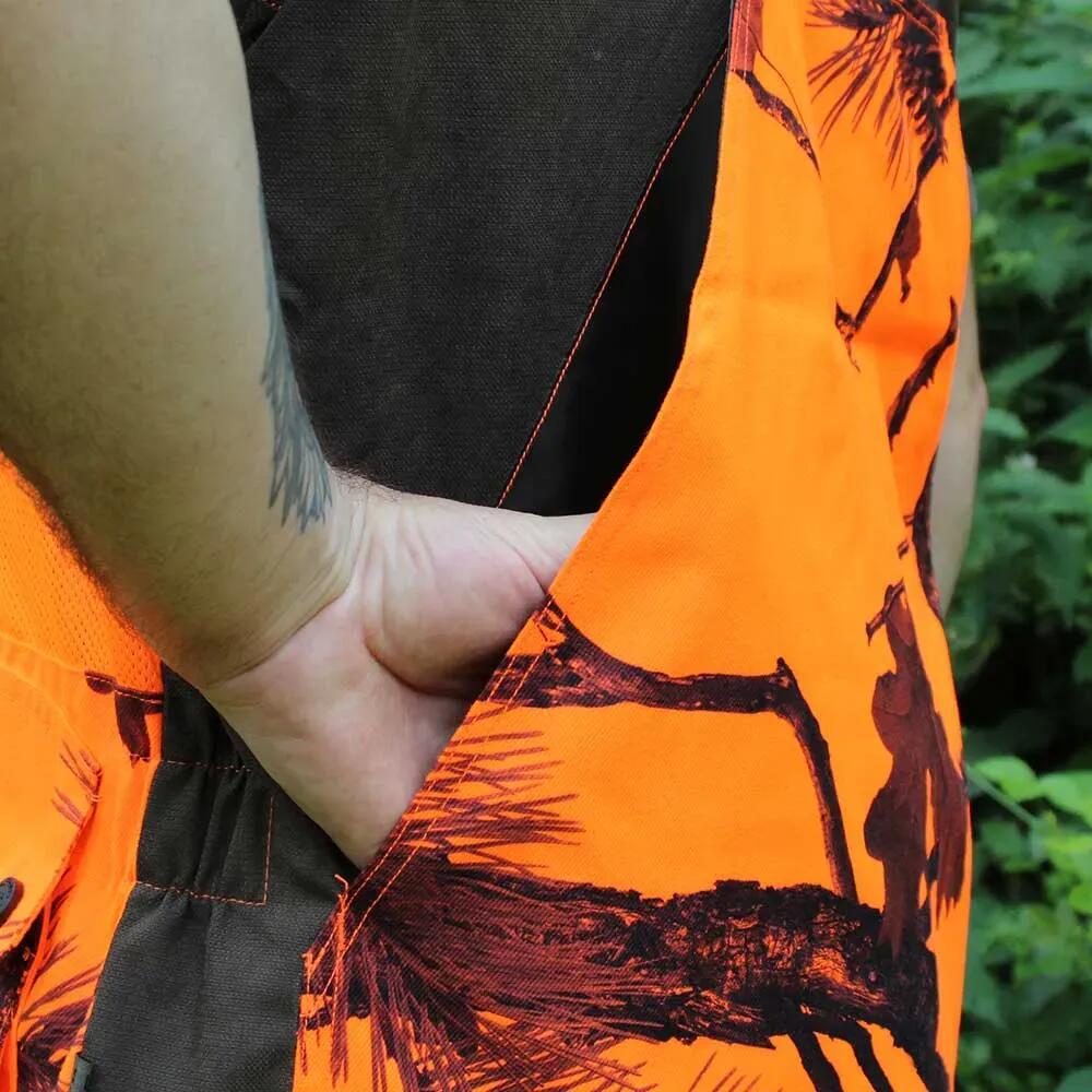 Gilet Classy déperlant polyester nylon camo orange vert S à 4XL 5/5
