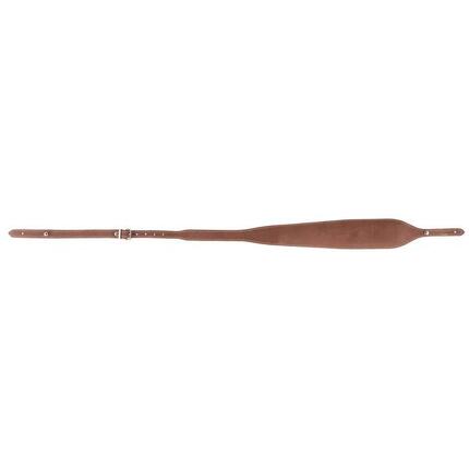 Bretelle fusil antidérapante large Cobra cuir véritable