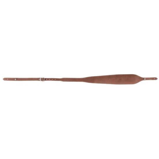 Bretelle fusil antidérapante large Cobra cuir véritable