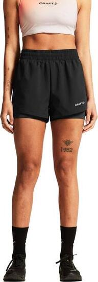 Short 2-en-1 Craft ADV Essence Noir Femme