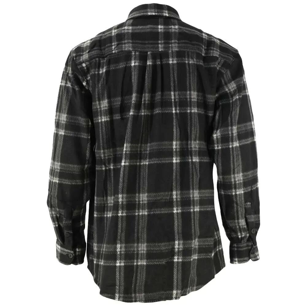 Chemise Polaire Carreaux Treeland Noire - M 3/5