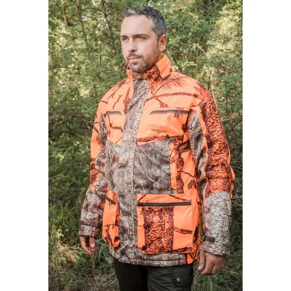Veste De Poste Treeland Warm Hunt Camo Orange 2/5