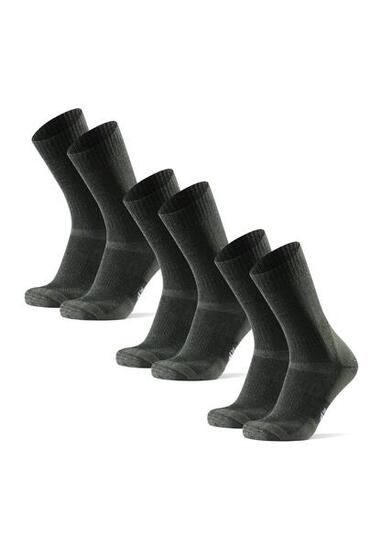 Chaussettes de randonnée 3 paires Laine Mérinos Anti-Ampoules Unisexe