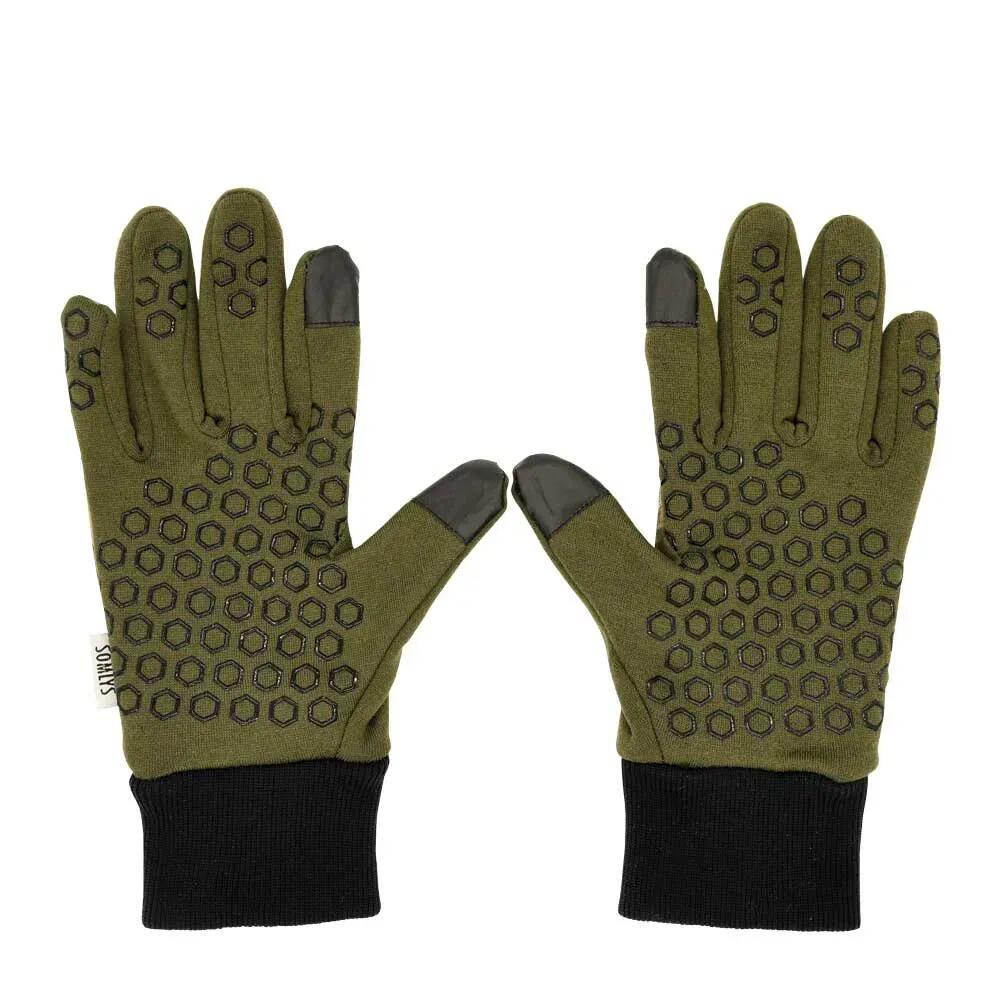 Gants anti-glisse déperlant polyester camo forest kaki 8 et 9 3/5