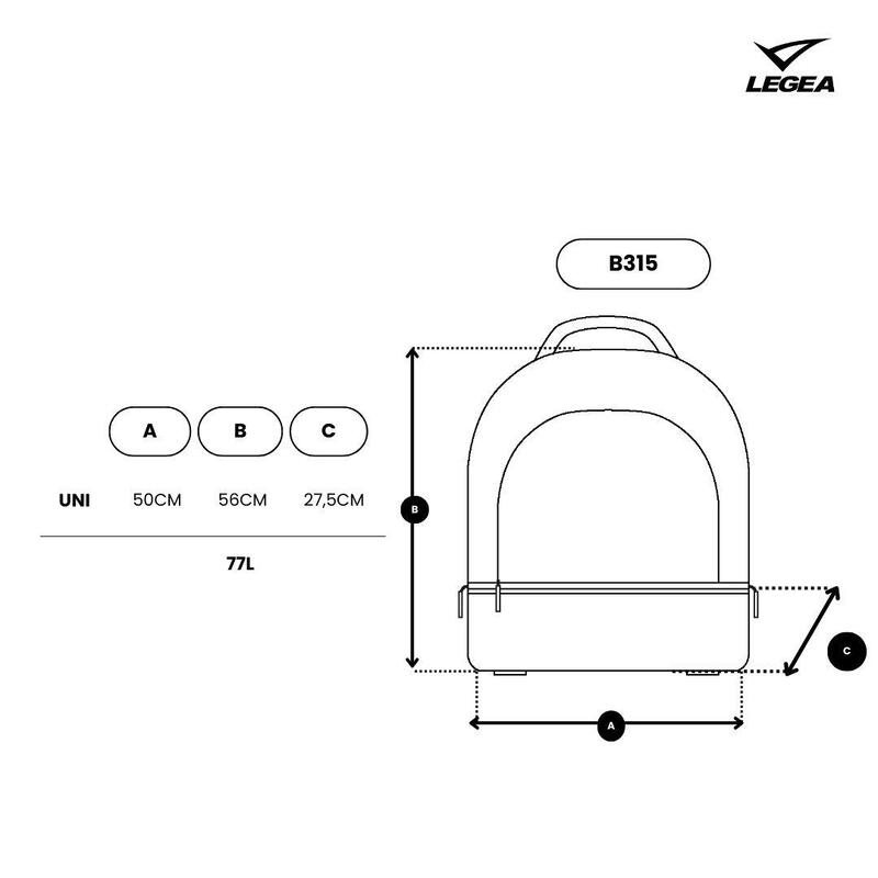 Borson Antrenament Oristano 50 x 27,5 x 56 cm