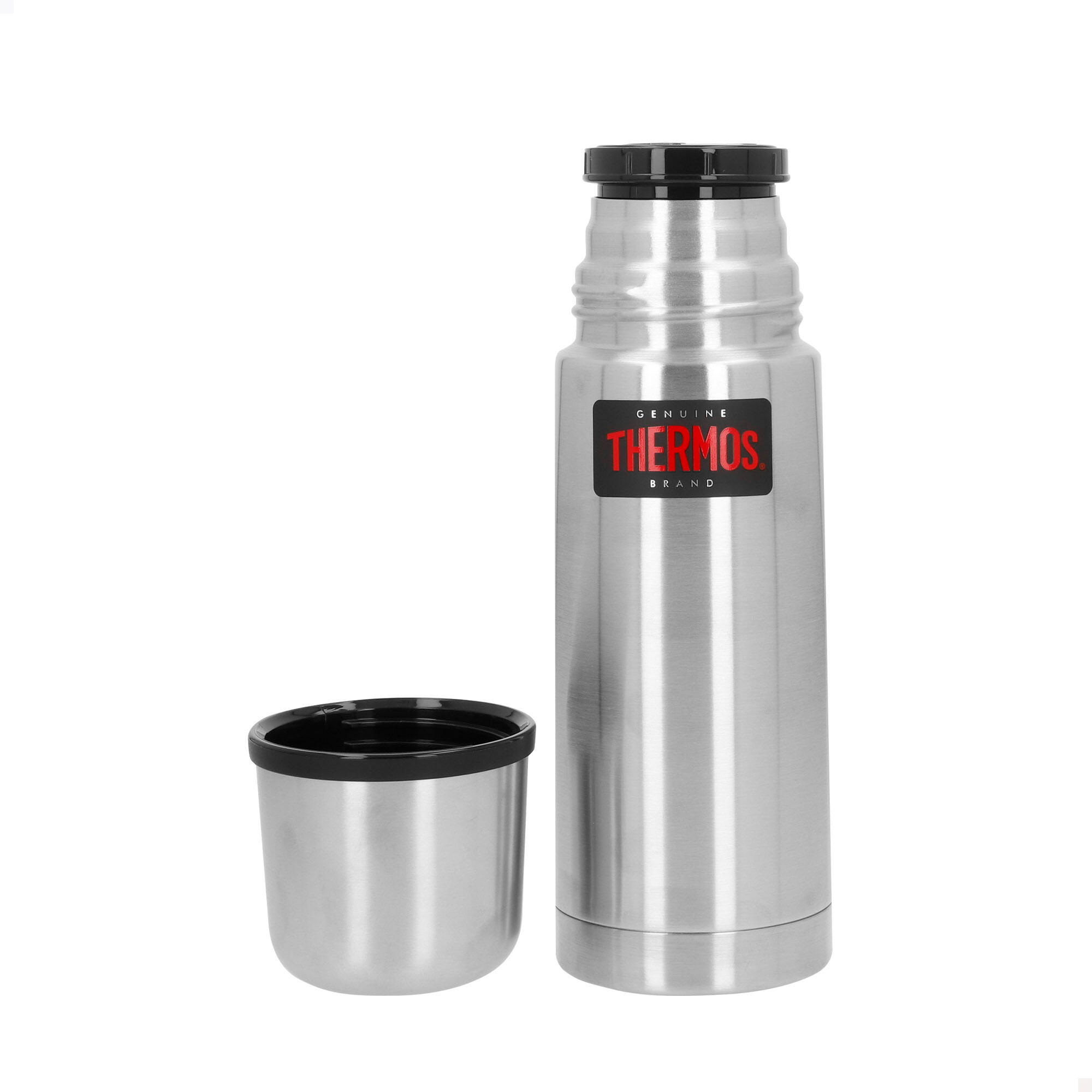 Tasse isotherme acier inoxydable avec couvercle et paille