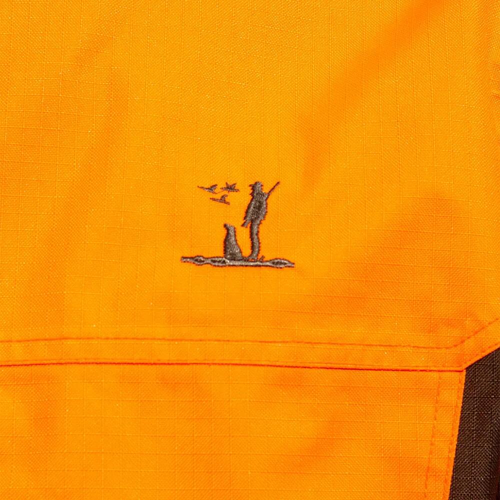 Veste Renfort à capuche imperméable polyester orange S à 4XL 2/5