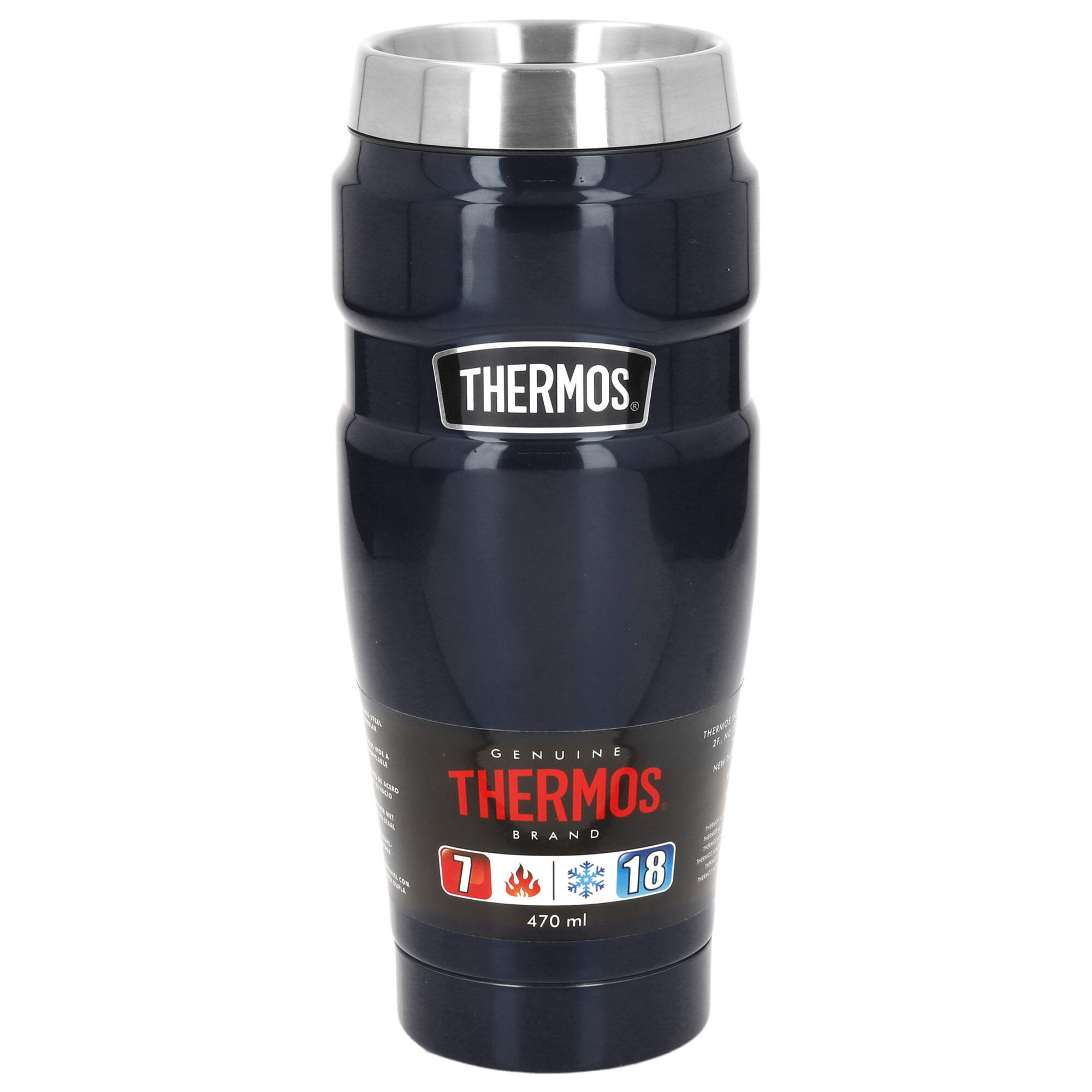 Termo acero inoxidable 470 ml aislamiento doble pared 7/7
