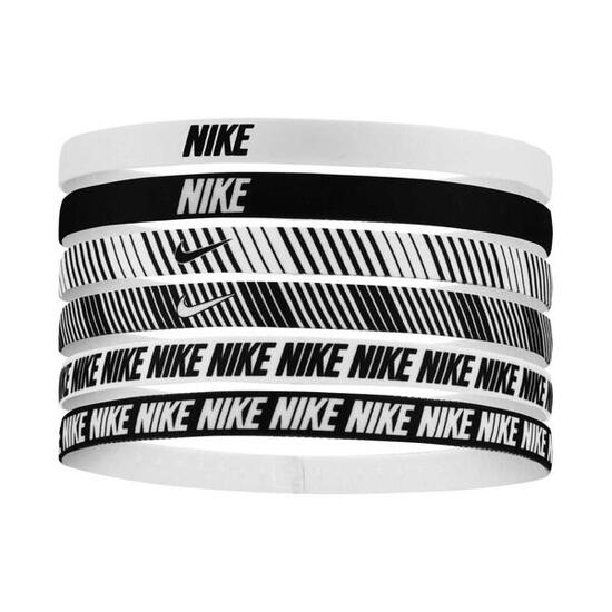 Cerchietto Per Capelli Stampato Misura Confezione 6 Nike Classic Bianco Rosa
