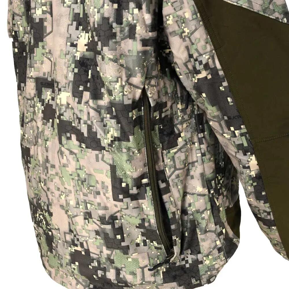 Veste mixte stretch nylon polyester camo digital vert S à 3XL 5/5