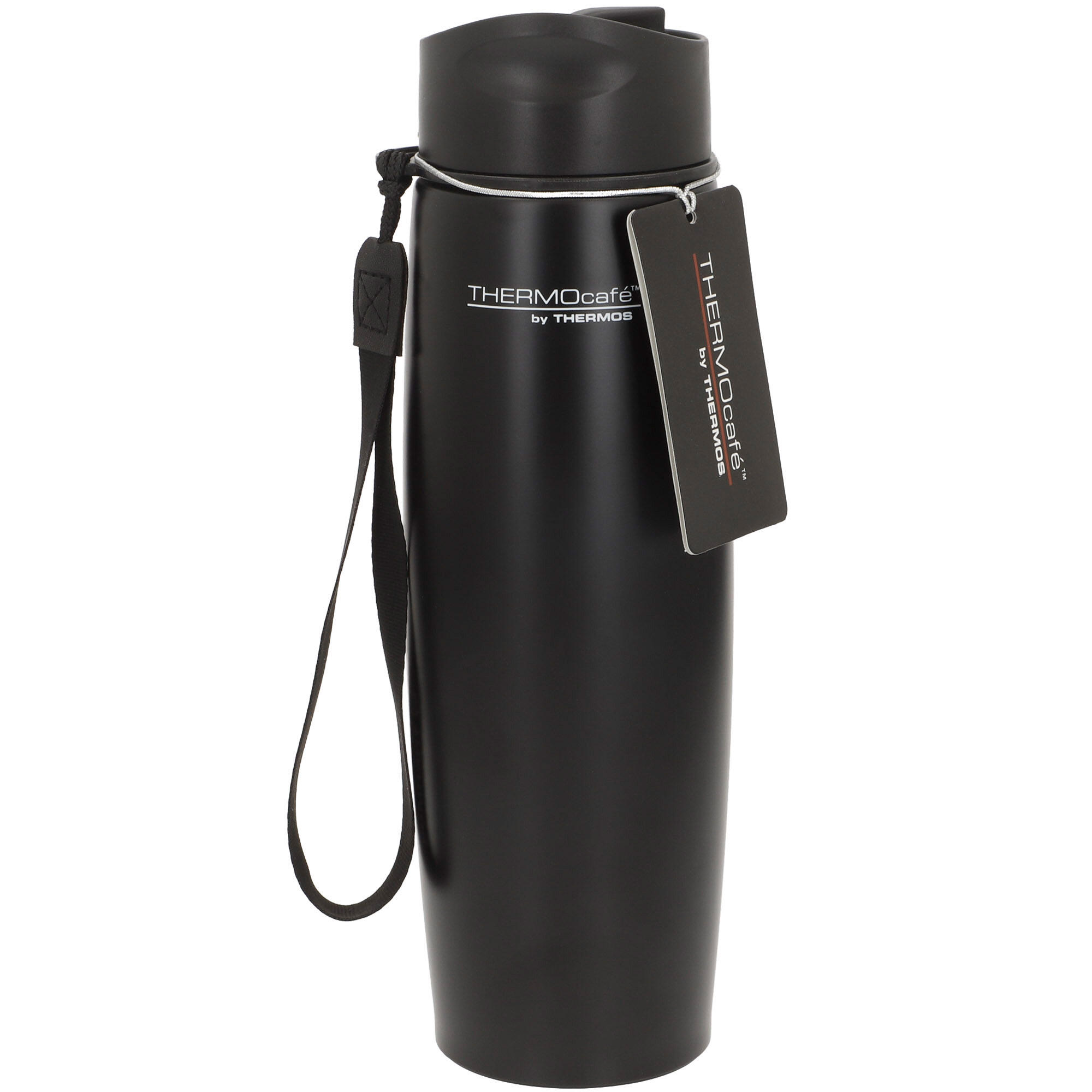 Termo acero inoxidable 500 ml base antideslizante con correa transporte 7/7