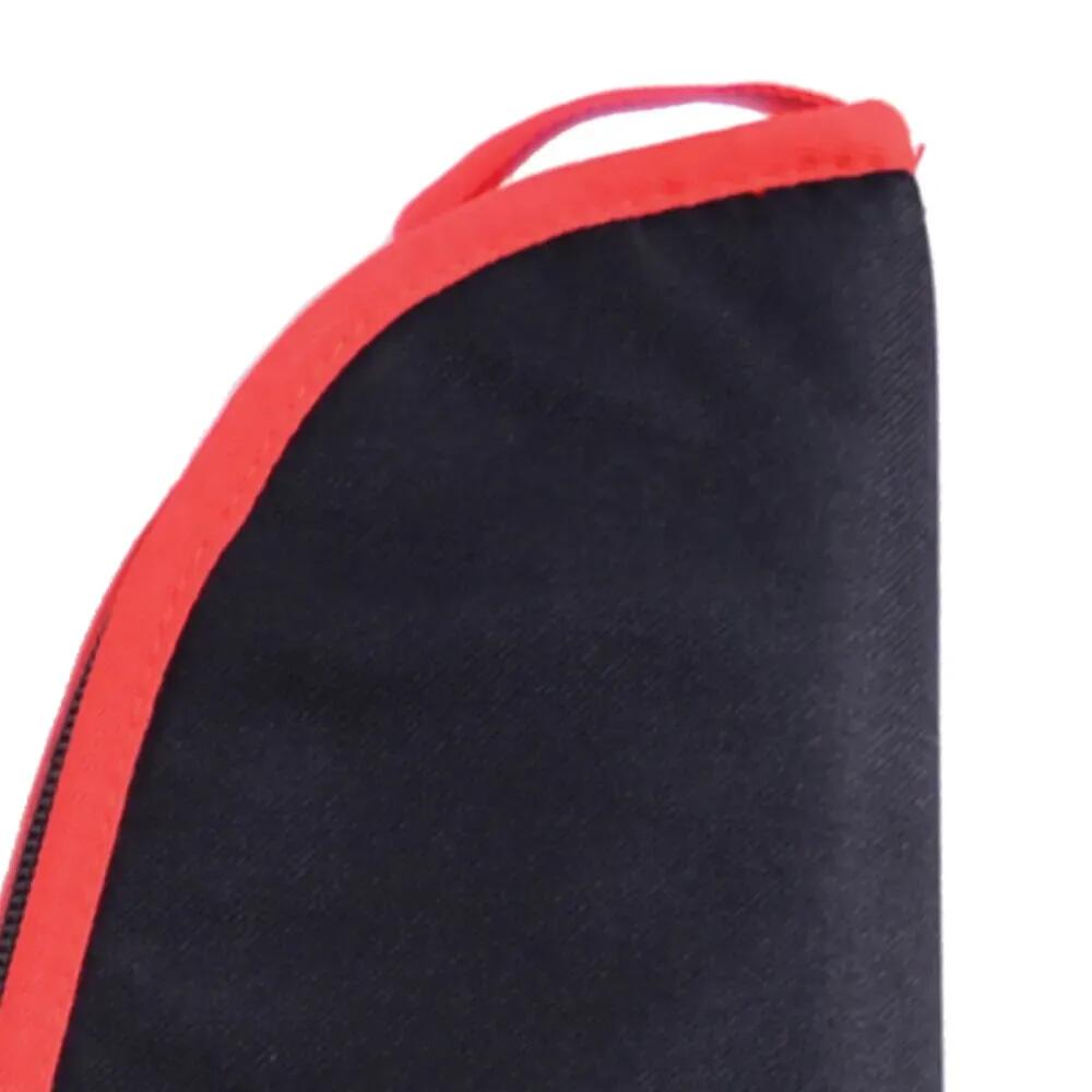 Fourreau pour carabines matelassé noir bords rouges 120cm 3/5