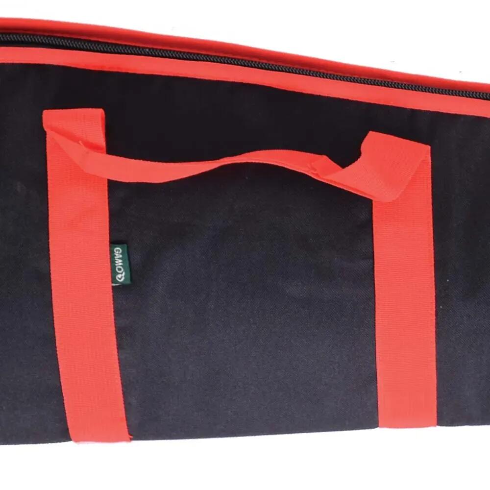 Fourreau pour carabines matelassé noir bords rouges 120cm 2/5