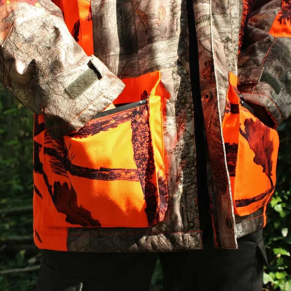 Veste De Poste Treeland Warm Hunt Camo Orange 3/5