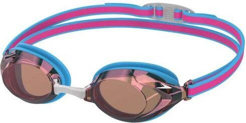 Lunettes de Piscine Speedo Junior Vanquisher 3.0 Mirror Bleu Picton/Vermillon/Mi