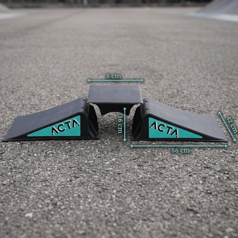 Rampe de skate pentru copii  - Mini rampă pentru trotinetă freestyle, BMX, m