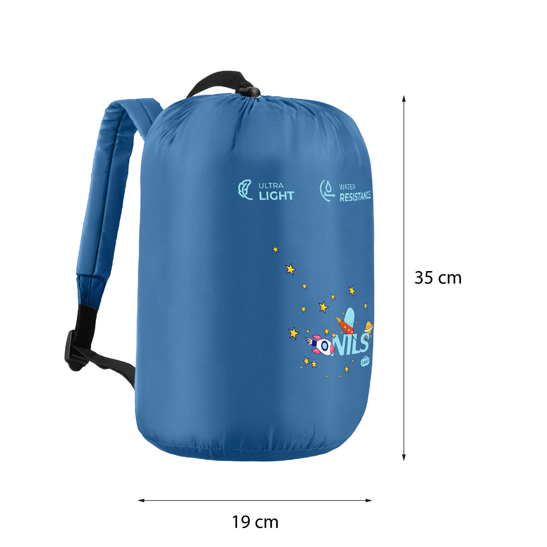 Kinder-slaapzak met rugzak SPACE NILS CAMP NC3201 5/7