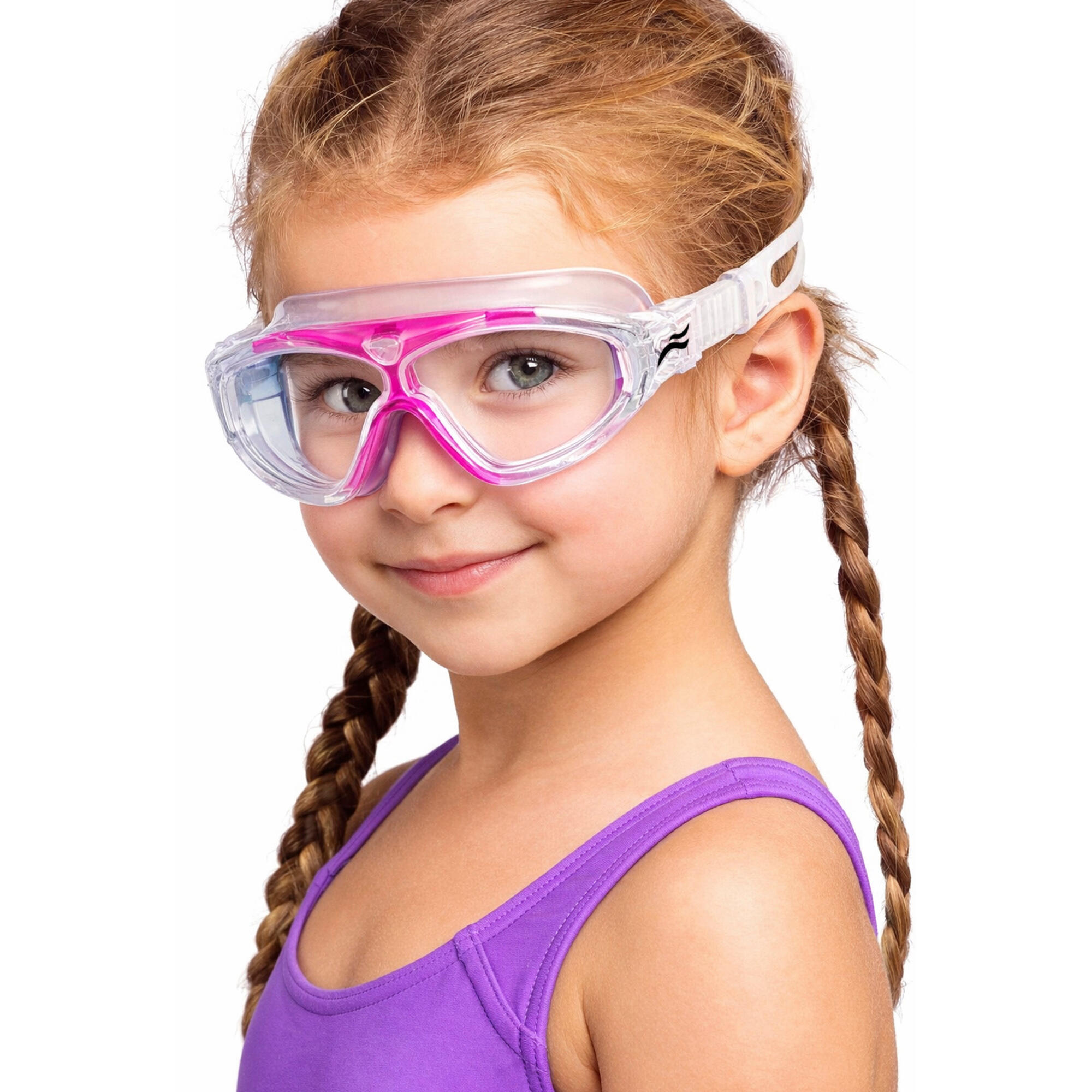 Aqua Speed - Kinder Schwimmmaske Anti-Fog UV Panoramablick Jungen Mädchen 3/5
