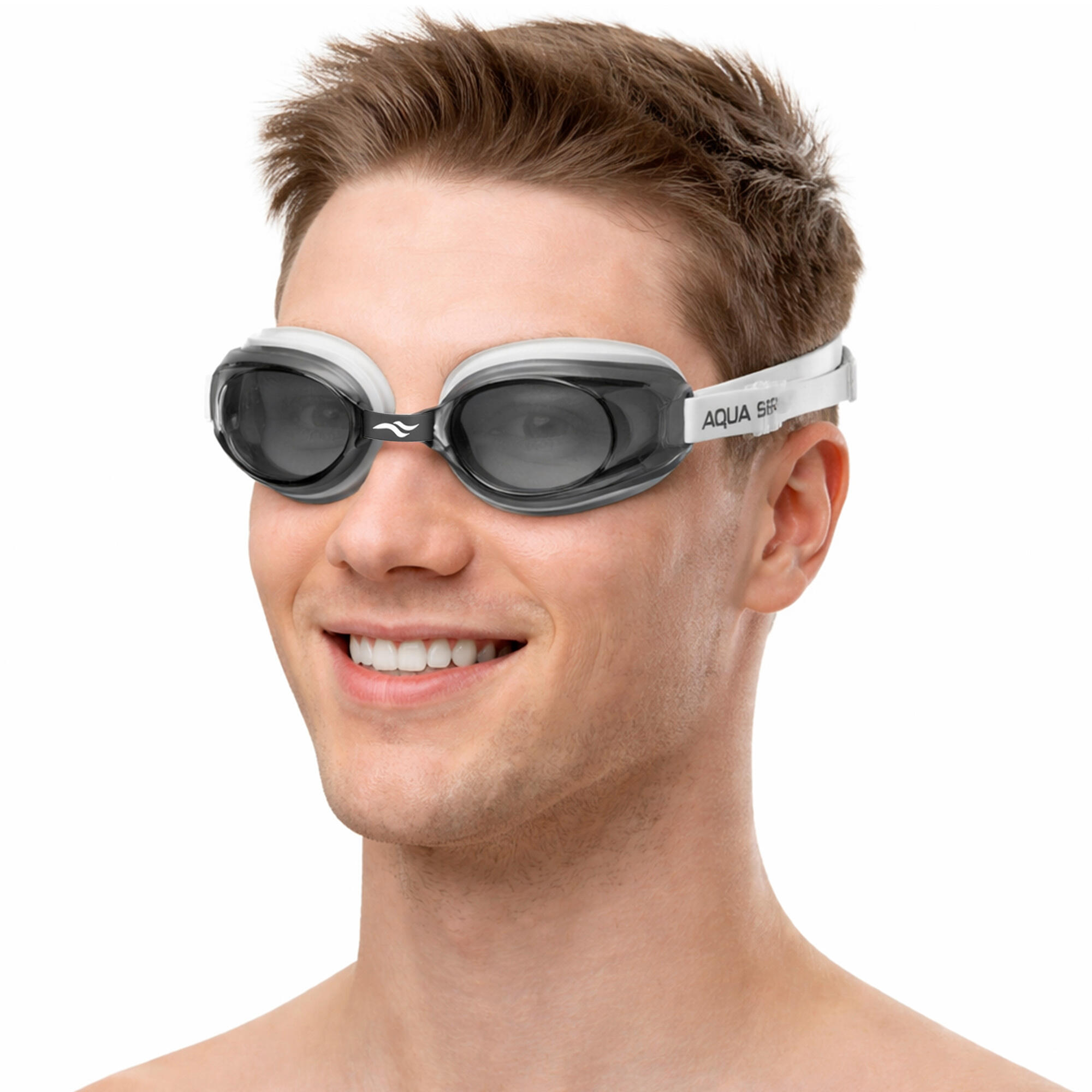 Aqua Speed - Herren Schwimmbrille Anti-Fog UV Schutz verstellbar 3/3