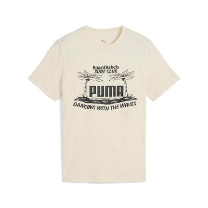 T-shirt Puma Mid90s Graphic Tee Iii B, Beige, Enfants