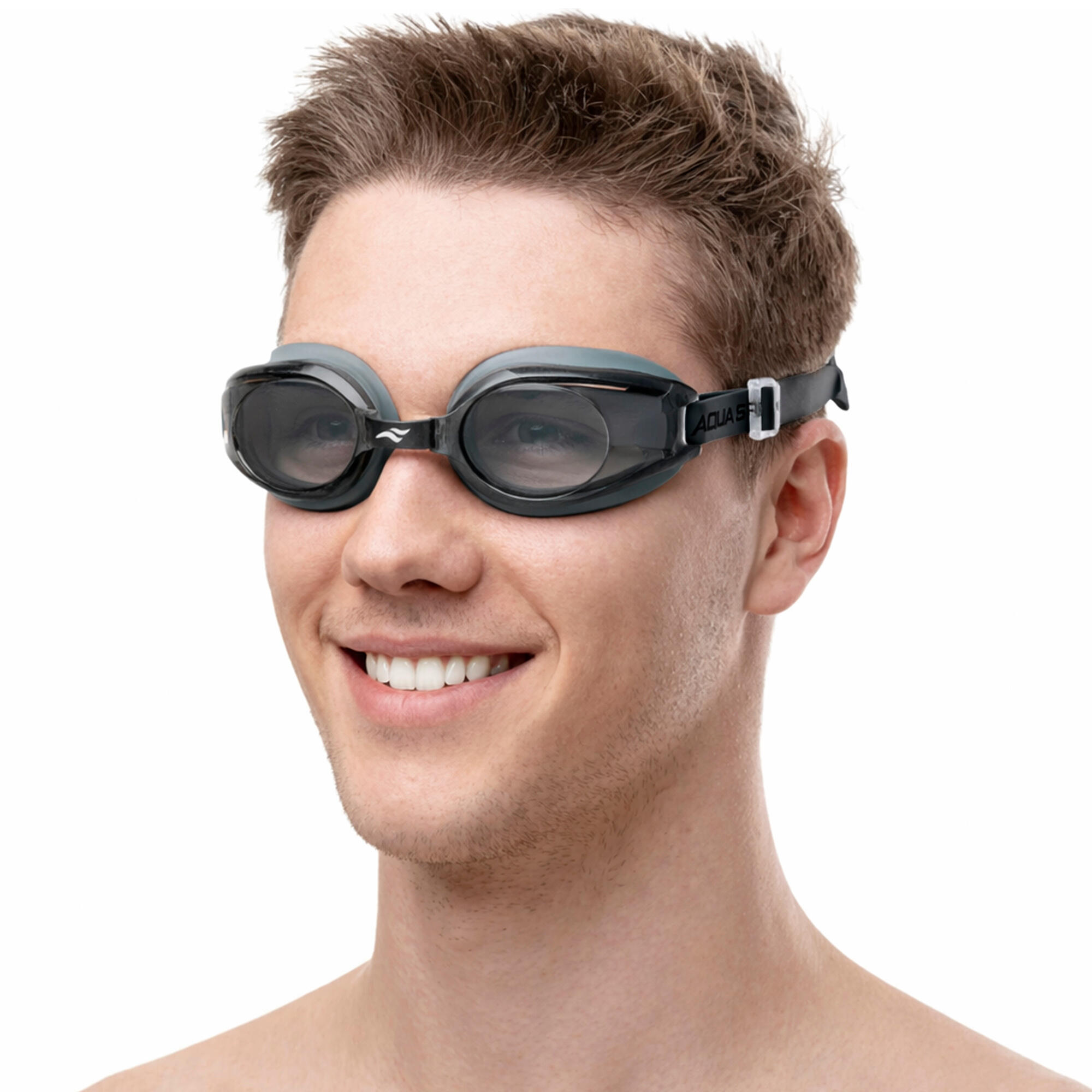 Aqua Speed - Herren Schwimmbrille Anti-Fog UV Schutz verstellbar 3/3
