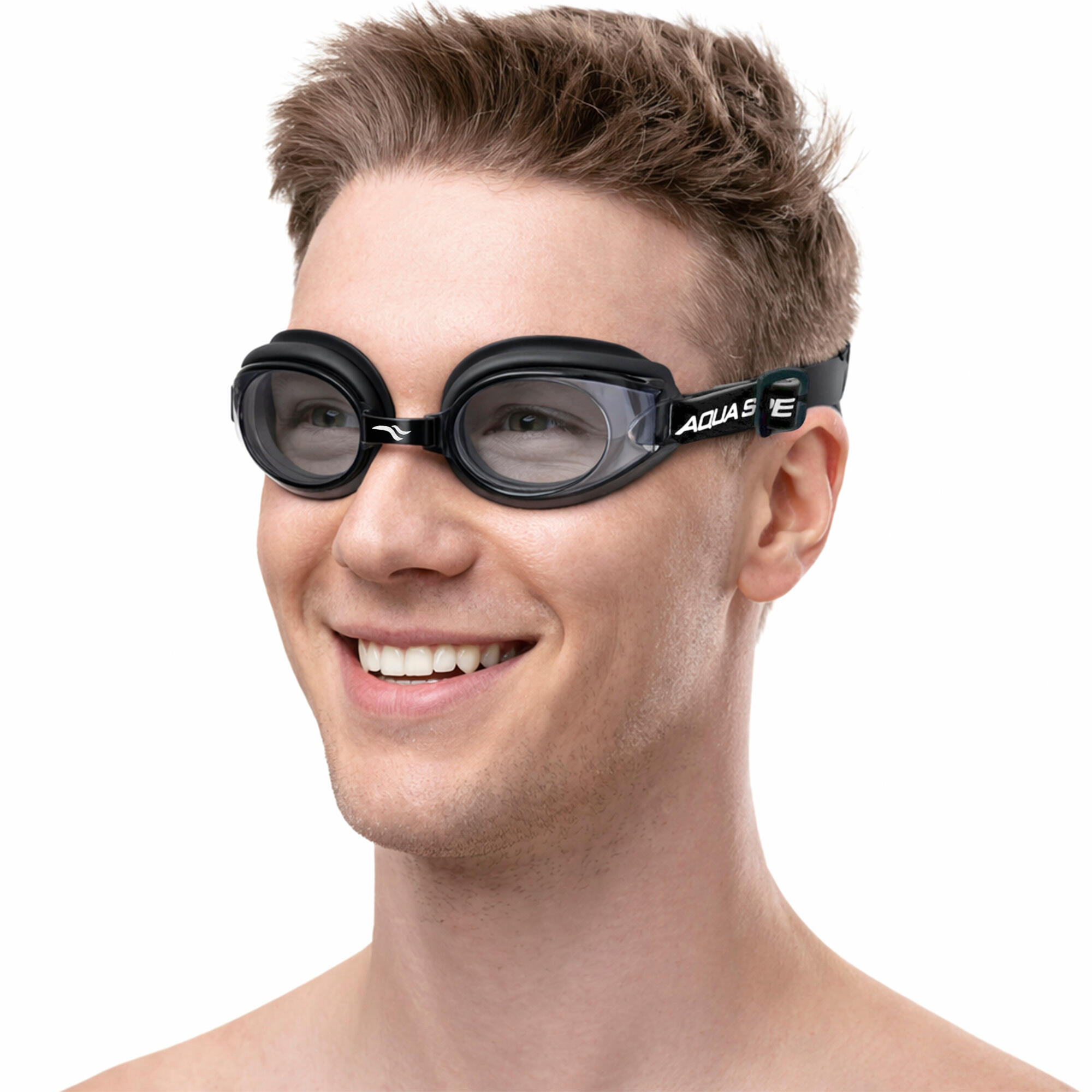 Aqua Speed - Herren Schwimmbrille Anti-Fog UV Schutz verstellbar 3/3