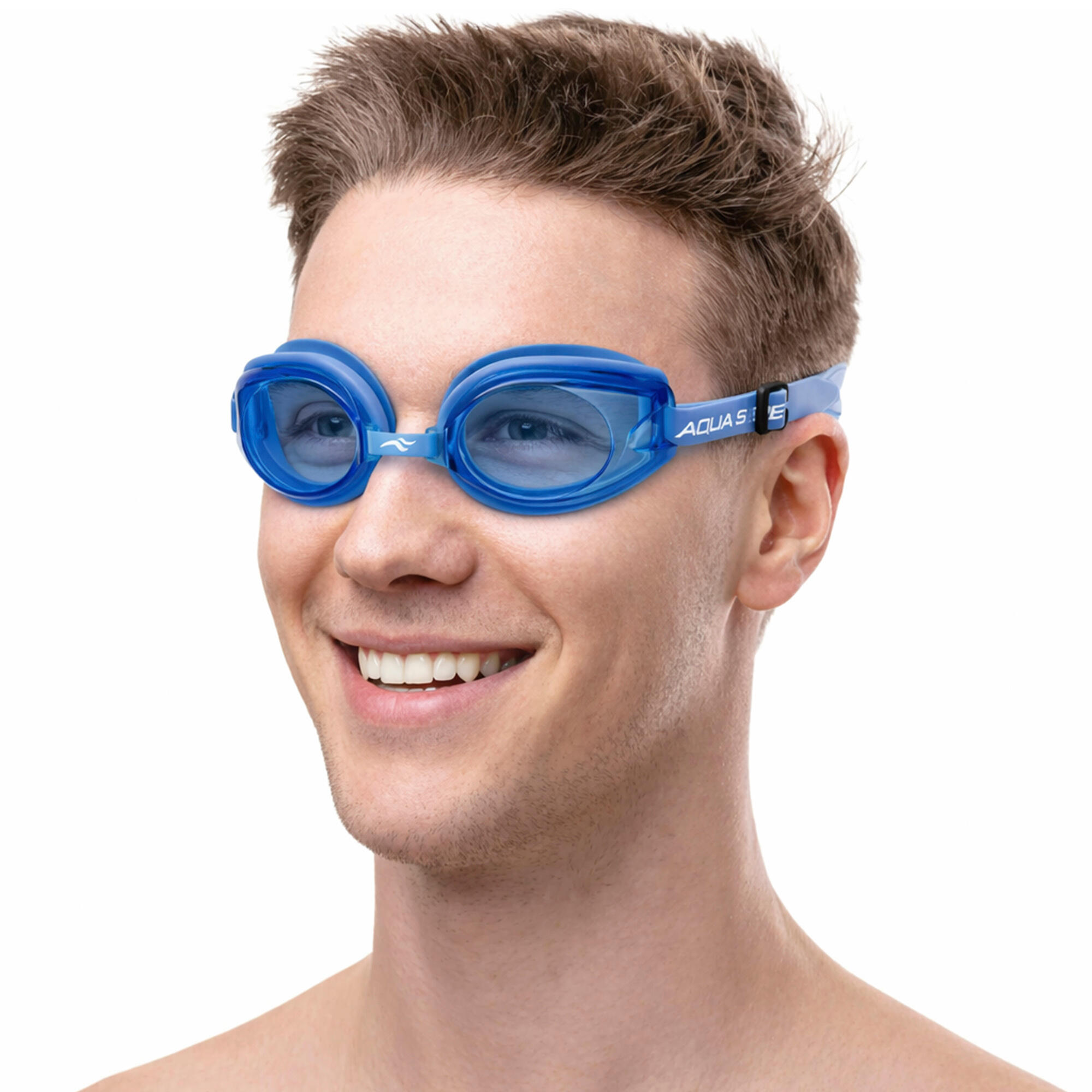 Aqua Speed - Herren Schwimmbrille Anti-Fog UV Schutz verstellbar 3/3