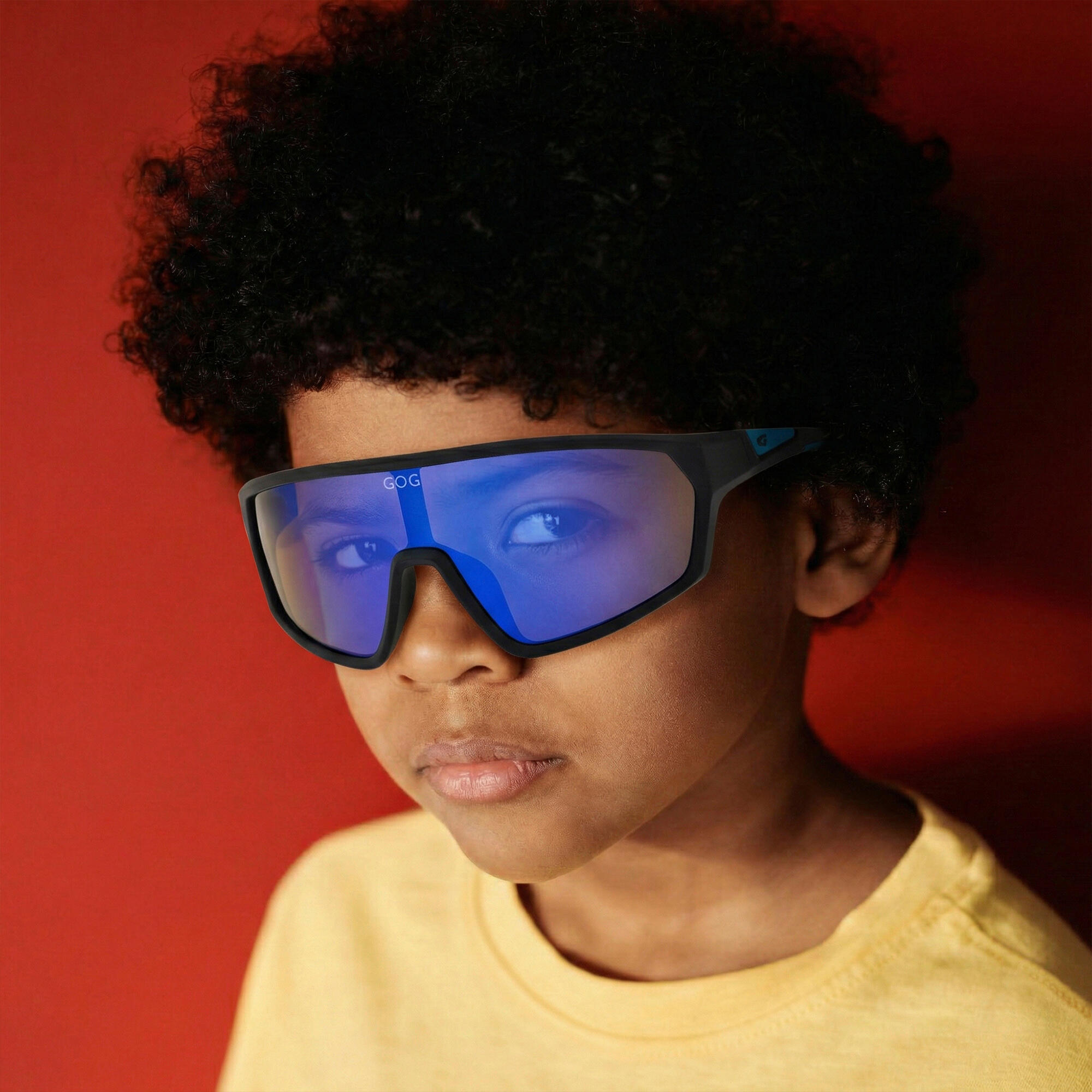 GOG - Lunettes de soleil enfant Flint miroir UV400 sport 5/7
