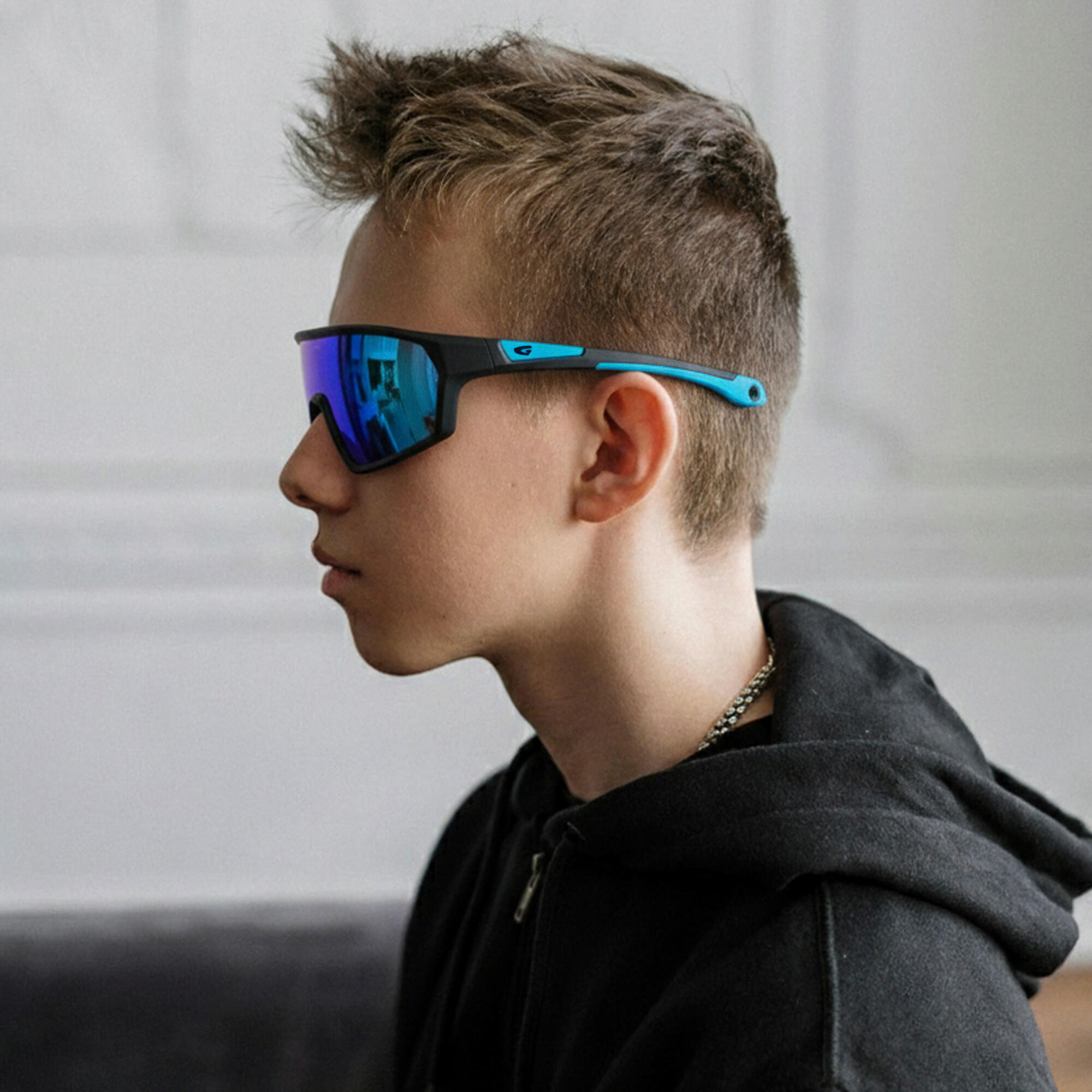 GOG - Lunettes de soleil enfant Flint miroir UV400 sport 4/7