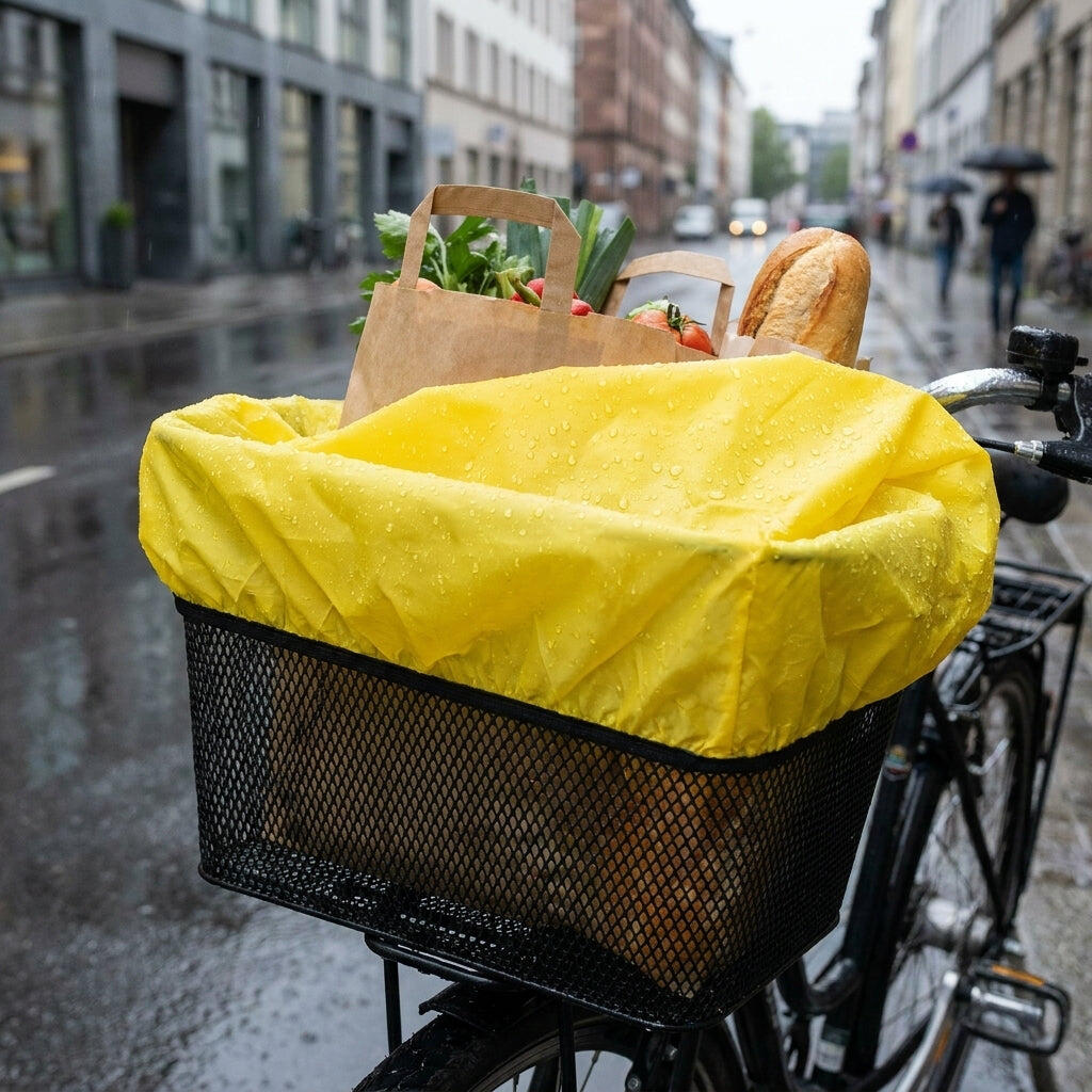 Hock housse de pluie pour paniers 40x30 cm jaune 2/2