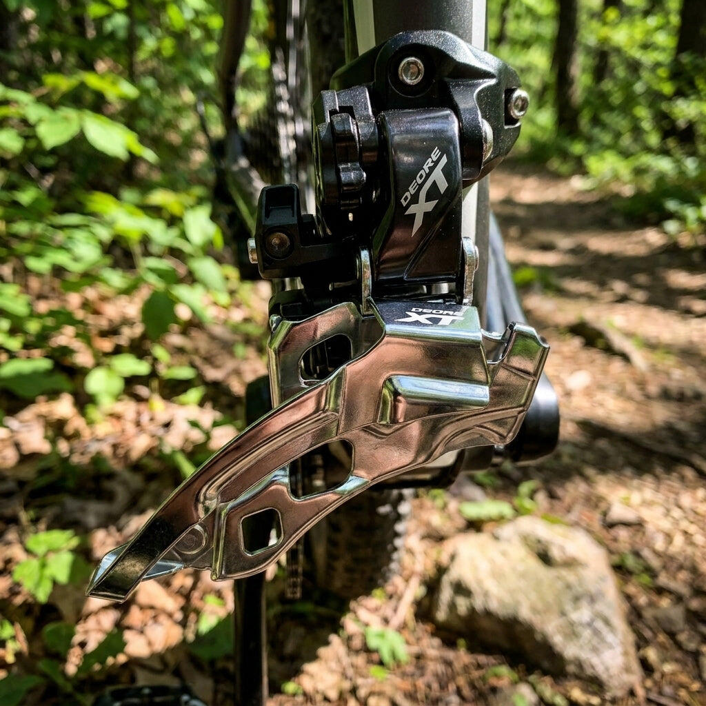 Shimano 1x Umwerfer Deore XT Top-Swing FD-T8000,Dual Pull,63-66° schwarz Low-... 2/2