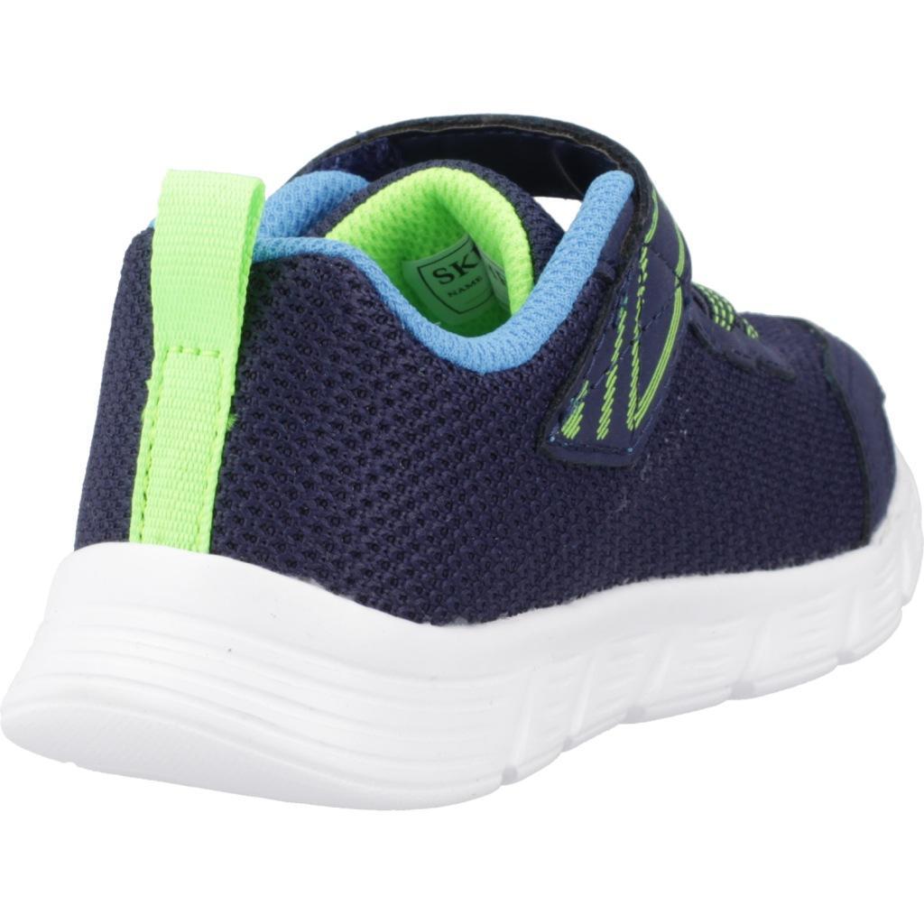 Baskets Skechers Modèle Comfy Flex - Mini Tr Couleur Bleu 3/5