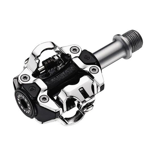 Pedali Exustar PM211 clipless per MTB 82x65 mm