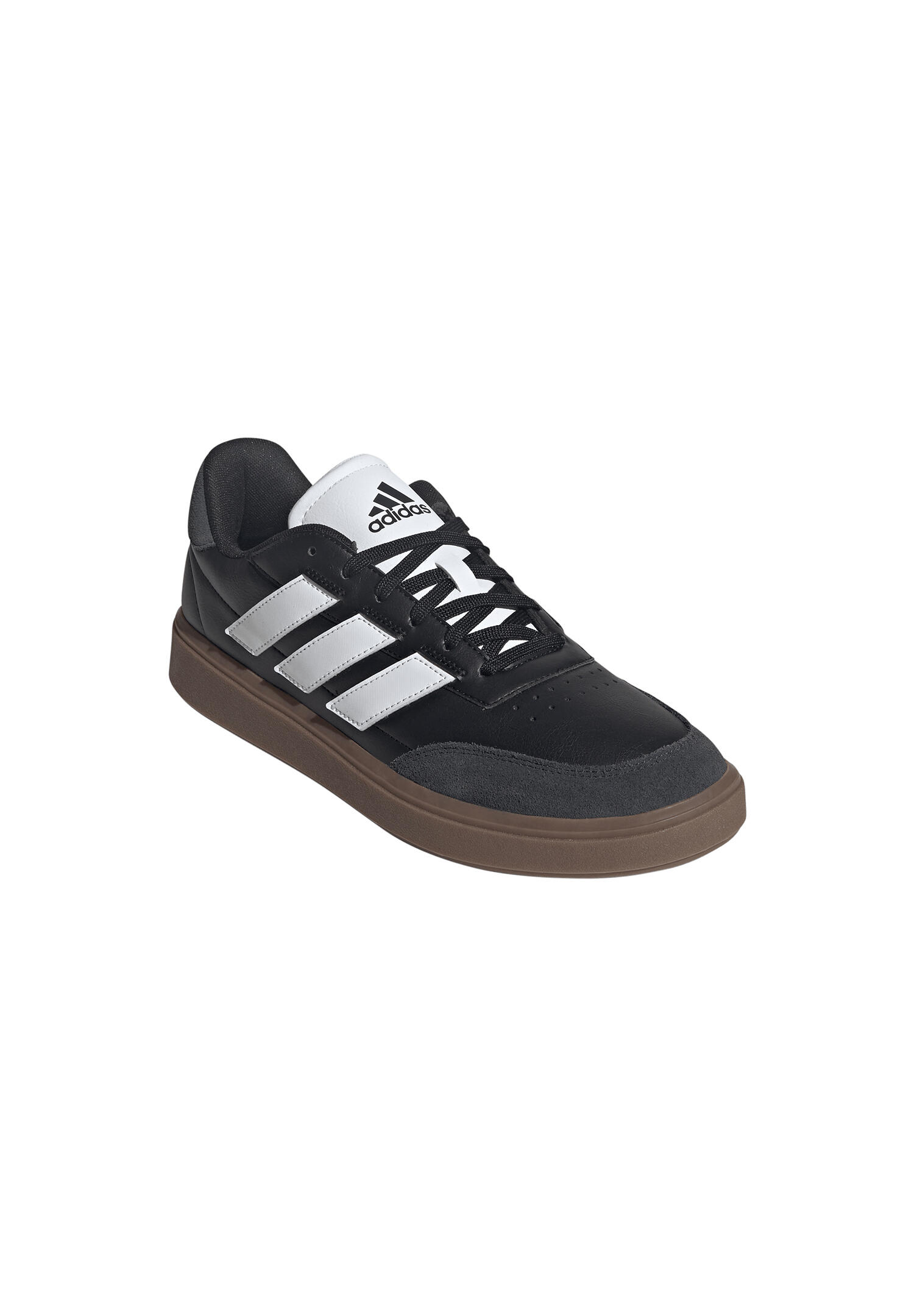 Adidas Herren Courtblock Sneaker, JQ8214, Black White Carbon 4/15