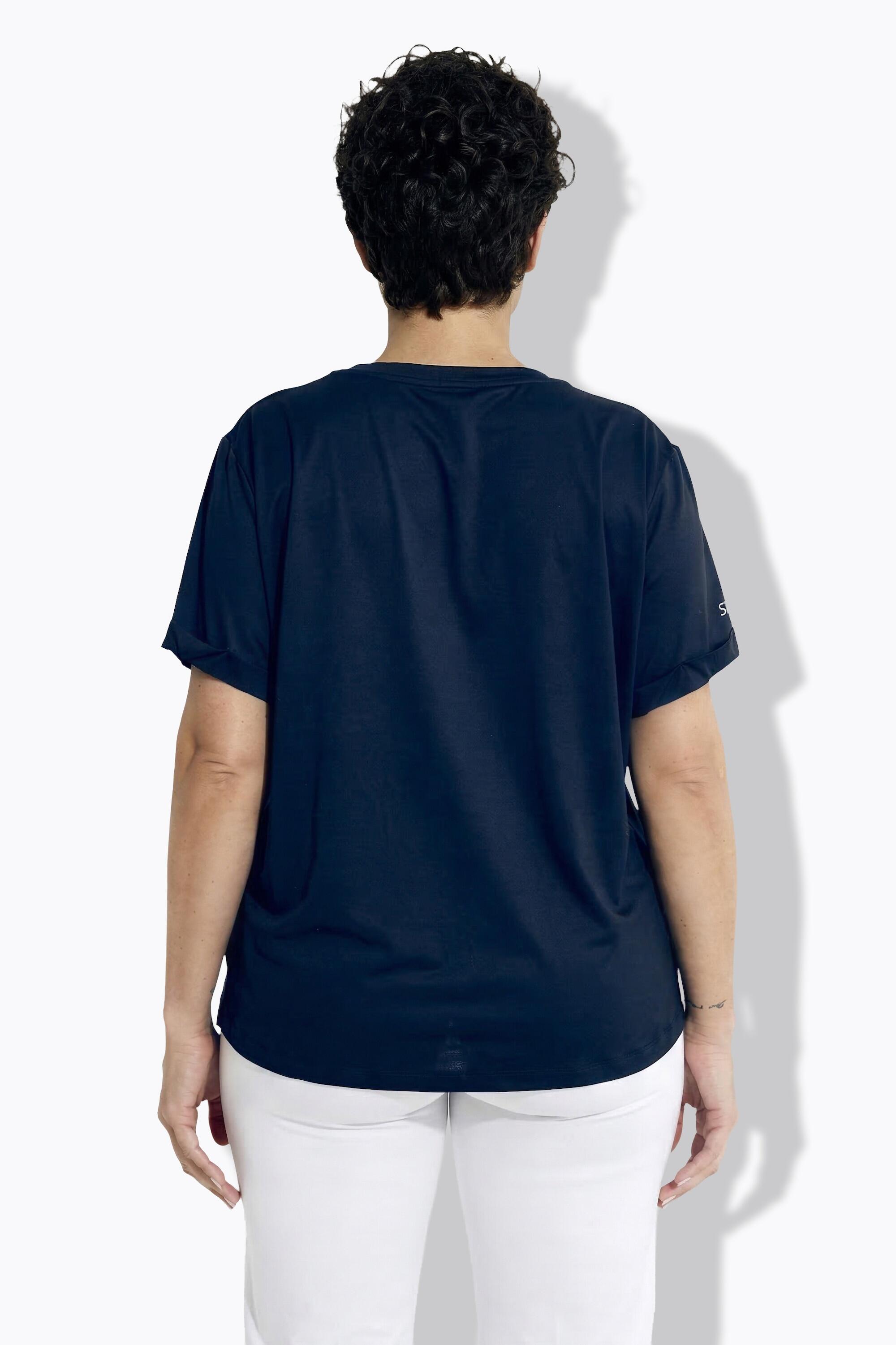 Femme T-shirt technique UV 50+. Col rond et manches courtes. Matière recyclée 2/7