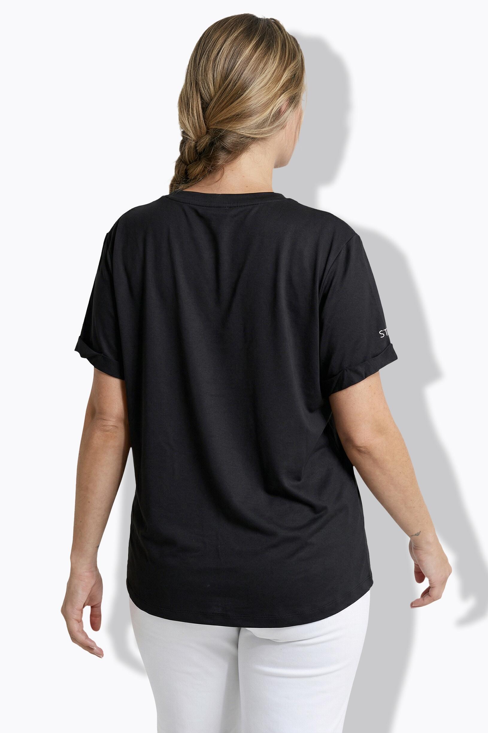 Femme T-shirt technique UV 50+. Col rond et manches courtes. Matière recyclée 2/7