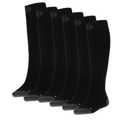 Skisokken unisex - badstof zool - maat 35 t/m 48 - 6-pack- voordeelpakket