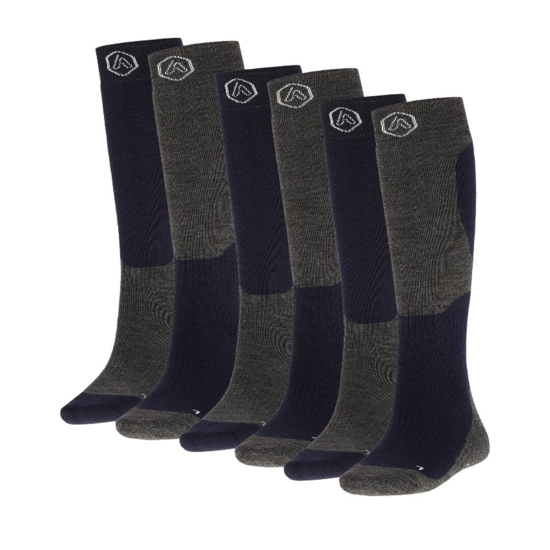 Skisokken Unisex - Design - Maat 35 t/m 48 - 6-Pack 1/4