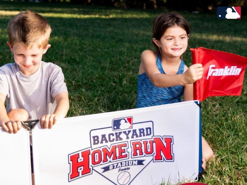 Franklin MLB Youth Backyard Home Run Stadium Baseball/Softball 4/5