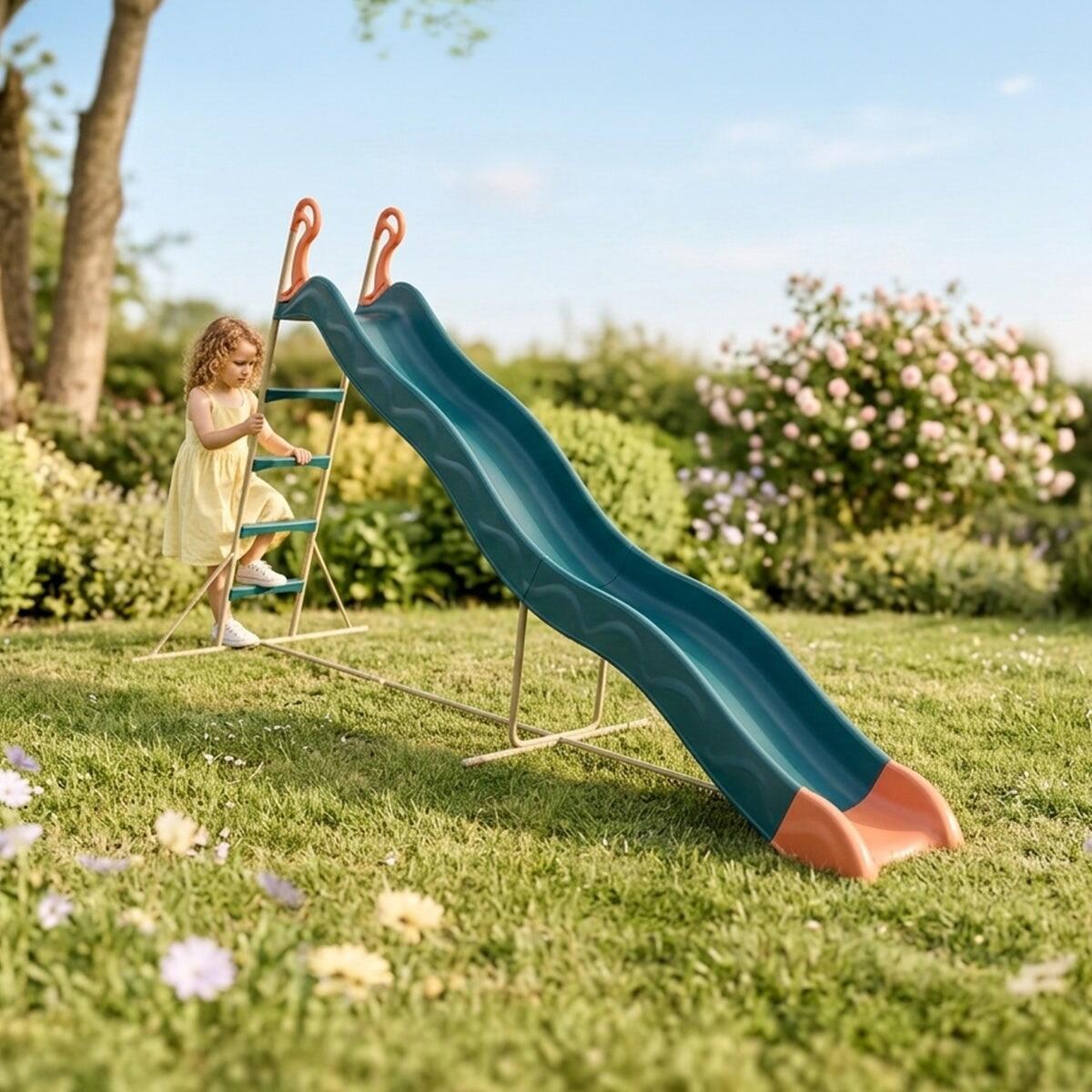 Toboggan PYROU Bleu TRIGANO 3,32 m. 3-12 ans. 2/7